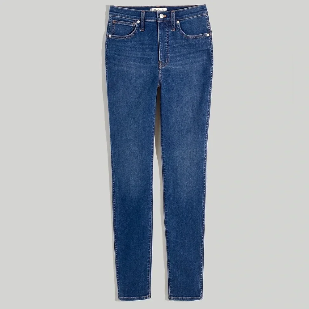 Madewell NWOT 10" High-Rise Skinny Jeans in Coronet Wash Size 27 - Picture 5 of 5